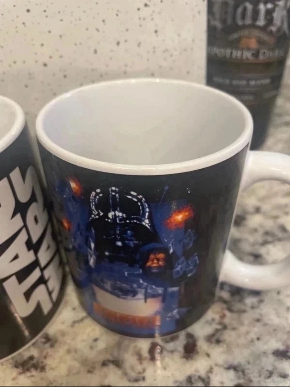 Star Wars Darth Vader Black Ceramic Coffee Mug set